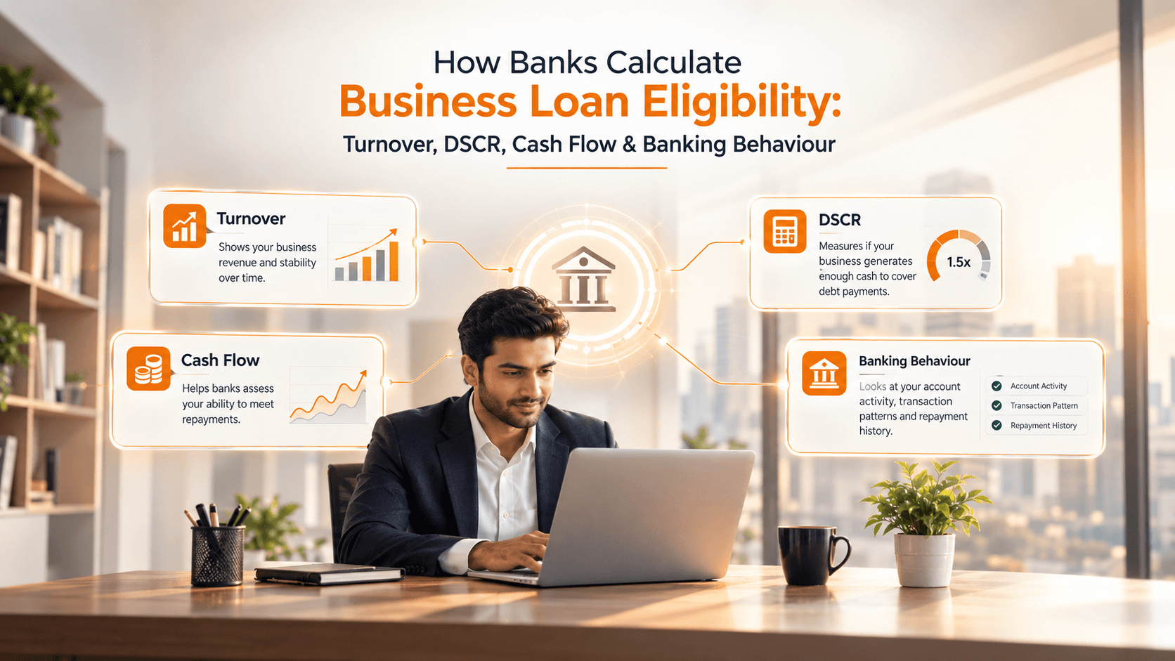 How Banks Calculate Business Loan Eligibility: Turnover, DSCR, Cash Flow & Banking Behaviour