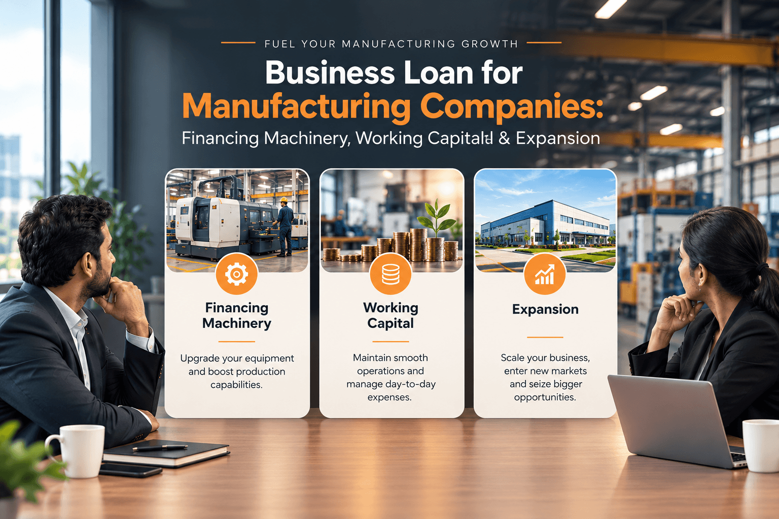 Business Loan for Manufacturing Companies: Financing Machinery, Working Capital & Expansion
